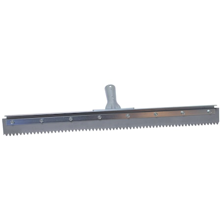 The Brush Man 24 in Floor Squeegee, 3/8 in Serrations, Non-Marking, 6PK FS24SE-3/8